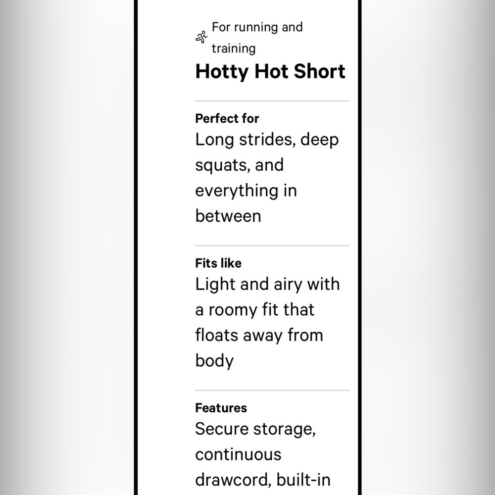 🧡 lululemon hotty high rise hot hot shorts 2.5” orange size 6 - Picture 7 of 7